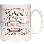 to My Gorgeous Husband, Romantic Gift Mug. 11oz Ceramic Mug. Gift for Husband. Husband Mug from Wife, Best Husband Mug,