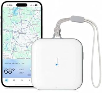WiFi Weather Station Indoor with APP, Temperature Humidity Sensor, AI Forecast & Barometric Pressure, Moon Phase, Email Alerts, 2-Year Data Storage, No Outdoor Sensor for Room Greenhouse Humidor