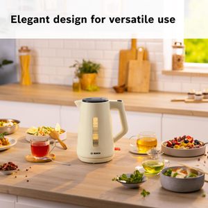 Bosch MyMoment Electric Kettle 1.7L – Cream