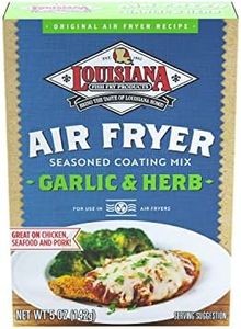 Louisiana Fish Fry, Air Fry Garlic & Herb Mix, 5 oz (Pack of 6)