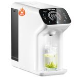 Wheelton Reverse Osmosis Water Filter Countertop RO Water Filtration System, Instant Hot 8-Layer UV Water Purifier, Real-time TDS Monitor, Reduce PFAS & Other Contaminants, GPD100, No Installation