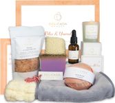 Delicada Beauty Pamper Hampers for Women | Relaxation Gifts for Women | RELAX & UNWIND DELUXE | Self Care Bath Spa Set | Gift Hampers For Women | Birthday, Friends, New Mum (8 Items)