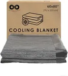 Everlasting Comfort Cooling Blanket for Hot Sleepers - Dual-Sided Summer Blanket - Lightweight Summer Blanket for Sleeping & Night Sweats (60"x80")