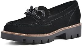 WHITE MOUNTAIN Women's Goodie Loafer, Black/Suede, 9.5