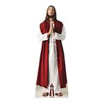 Jesus Christ Lifesize Cardboardcut Out with Free Mini Cut Out of Cardboard, cardboard, Multi-Colour, 187 x 67 x 187 cm