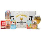 Beer Hunter Personalised Birthday Beavertown Craft Beer Gift Set Box with Glass - IPA, Pale Ale, Lager (5 x 330ml Cans)