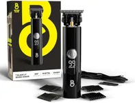 The Beard Club Professional T-Blade Beard Trimmer for Men LT - Barber Electric Shaver, Mustache & Hair Clippers for Men Zero Gapped Cordless Buzzer Hair Trimmer & T Outliner Edger Line Up Grooming Kit