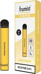 Frumist Disposable Vape, 500 Puff Bar, Flavour Disposable Vape Pens, E Cigarette Vape Starter Kit, No Nicotine (Mango Passion)