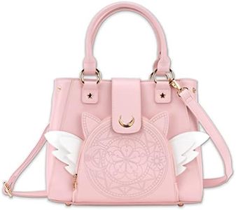 BelugaDesign Sakura Porte-monnaie | filles femmes sac à main sac à bandoulière sac à bandoulière | Cardcaptor Sakura Moon Anime Coeur | Mignon Kawaii Rose