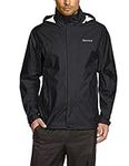 MARMOT Men’s PreCip Jacket | Lightweight, Waterproof, Black, Small