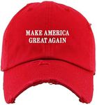 Make America Great Again Vintage Baseball Cap Embroidered Cotton Adjustable Distressed Dad Hat