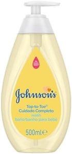 Johnson's Baby Top to Toe Wash (1 x 500 ml), gel de baño para bebé con cuidado completo, gel de ducha infantil con fórmula No llores más, jabón calmante para bebés recién nacidos