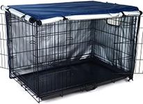 kefit Dog Crate Cover 36 inch, Kennel Cover for Dog Cage, Cage Cover for Dog Crate, Navy Blue