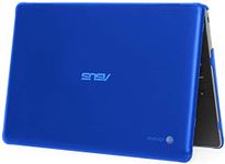 mCover Hard Shell Case for 2019 11.6-inch ASUS Chromebook C204MA / C204EE Series Rugged Education Laptop Computer - ASUS C204 Blue