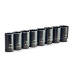 Capri Tools 1/2 in. Drive Jumbo Deep Impact Socket Set, 29 to 36 mm, Metric, 8-Piece