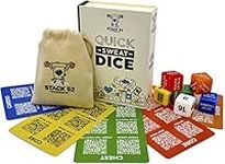 Stack 52 Quick Sweat Fitness Dice. Bodyweight Exercise Workout Game. Designed by a Military Fitness Expert. Video Instructions Included. No Equipment Needed. Burn Fat Build Muscle. (2019 QSD)