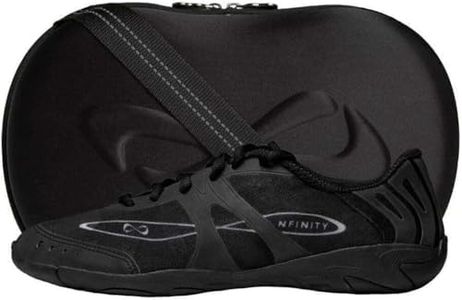 Nfinity Vengeance Black Cheer Shoes for Women – High-Performance Indoor Gym Sneakers for Cheerleading, Dance, and Sports Training – Lightweight and Durable for Competition