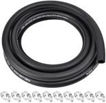 5/16 Inch ID Fuel Line Hose - 10FT Marine Grade Fuel Line with 10PCS Hose Clamps,300PSI High-Pressure Fuel Line for Automotive Fuel Systems Engines (5/16" ID-10Ft)