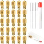 25PCS 0.4MM MK8 3D Printer Brass Ex