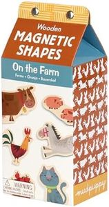 On The Farm Wooden Magnetic Shapes