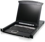 IOGEAR 8-Port Integrated KVM Consol