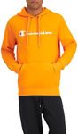 Champion Men's Script Hoodie, Fanta Fizz, Medium