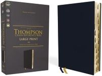 NASB, Thompson Chain-Reference Bible, Large Print, Leathersoft, Navy, 1995 Text, Red Letter, Thumb Indexed, Comfort Print