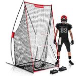 PowerNet Sideline Trainer, 7 x 4 FT Football Kicking Net, Great for Punting Kicking Passing or Snapping, Lightweight and Easy to Assemble, Great Portable Football Team Field Training Aid