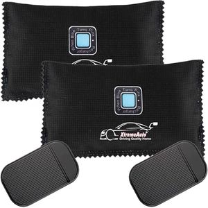 Xtremeauto Car Dehumidifier Condensation Absorber - X2 1KG Reusable Moisture Absorbers, Car Dehumidifier Bag Reusable, Dehumidifiers Bags Car Windscreen, Home Dehumidifier Demister Silica Anti-Damp
