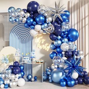 Blue White