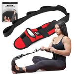 DMoose Calf Stretcher & Foot Stretcher for Plantar Fasciitis - Hamstring Stretcher Stretching Strap for Achilles Tendonitis, Leg Stretcher Ligament Stretching Belt for Pain Relief, Dancers & Yoga