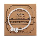 Imaginea® Nylon Ukulele String Replacement String for 21” 23” 26” Ukulele True Tone for Soprano, Concert, Tenor, 1-A, 2-E, 3-C, 4-G (White)