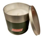 Coleman Outdoor Citronella Candle, Decorative Tin Candle for Patio, Backyard, Outdoor, Camping Candle, Tin Candle with Cover, Up to 25 Hours Burn time, 11oz