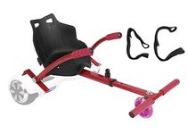 Hover Go Karts Cart Adjustable Hoverkart Seat for Electric Self Balancing Scooters with 1 Pairs Strap,Fits All Hover Board Sizes - 6.5",8" and 10",Hoverboard Seat Attachment Kart Attachment