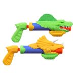 Nerf Super Soaker DinoSquad Dino Splashers 2 Water Blasters - Set of 2 Water Blasters for Outdoor Water Games, Branded Toy Pichkari for Kids 6+