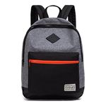 CAIWEI School Age Children's School Bag Backpack (Black)