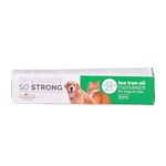 Orange Pet Nutrition Tea Tree Oil Dental Care Dentapaste for Dogs & Cats - 50gm Toothpaste with Brush - Fresh Breath, Tartar Control, Anti-Bacterial, Gum Health Support