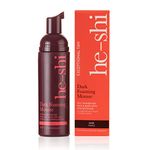 He-Shi Self Tan Dark Foaming Mousse Instant Tan - Fast Absorbing, Lightweight Fake Tan for Ultra-Dark, Streak-Free Self Tan - Vegan & Cruelty Free - Buildable Sun-Kissed Fake Tan