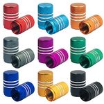 36 PCS Tire Valve Stem Caps, FineGood Aluminium Tire Valve Cap Universal Valve Stem Covers Tire Caps for Cars, Bikes, Trucks, SUVS, Motorcycles