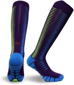 Vitalsox Italy, VT1211 Patented Graduated Compression Socks Carbon Series- One Pair