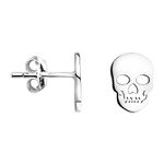 SOFIA MILANI - Women's Earrings 925 Silver - Skull Stud Earring - E2210