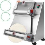 VEVOR Commercial Dough Roller Sheeter 15.7inch Electric Pizza Dough Roller Machine 370W Automatically Suitable for Noodle Pizza Bread and Pasta Maker Equipment