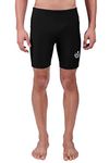 FILMAX® Originals Men Spendex Lycra Solid Beach Wear Essential Endurance+ Jammer Swimwear (SW-7006L_Black_4XL)