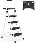 SocTone 4 Step Ladder, Folding Step