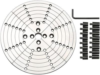 8” Cole Jaw Set for VINWOX 3.5” Wood Lathe Gear Chuck and 4” Wood Lathe Scroll Chuck, Flat Jaw Set with Buffer Kit for Popular Wood Lathe Chucks including Original Nova, Nova G3, and Nova Midi chuck