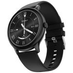Fire-Boltt Phoenix Round Smart Watch 1.38″ HD Display with Bluetooth Calling, SpO2 & Heart Rate Monitor, 120+ Sports Modes, IP67 Waterproof, Fitness Tracker Smartwatch for Men & Women - Black