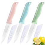 shoplease 3 Pieces Ceramic Knives s