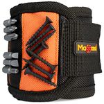 MagBand Magnetic Wristband For Holding Screws, Nails, Drill Bits - Strong Magnet Tool Wristbands for Men & Women