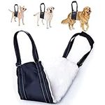 Small Dog Mobility Aids Support Sling For Back Legs, Adjustable Dog Lifting Harness to Lift Pets Hind Front Rear for Canine and Old K9 Cruciate Ligament Rehabilitation