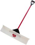 Bully Tools Ultra 36" HMW Snow Pusher Fiberglass D-Grip, Made in USA